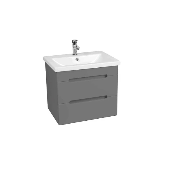 Тумба с раковиной Viant Марсель VMAR70COG-T2YP 70 подвесная графит (раковина Como 70)