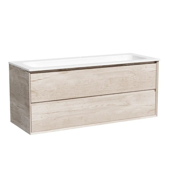 Тумба с раковиной Sancos Marmi 2.0 120 дуб галифакс натуральный