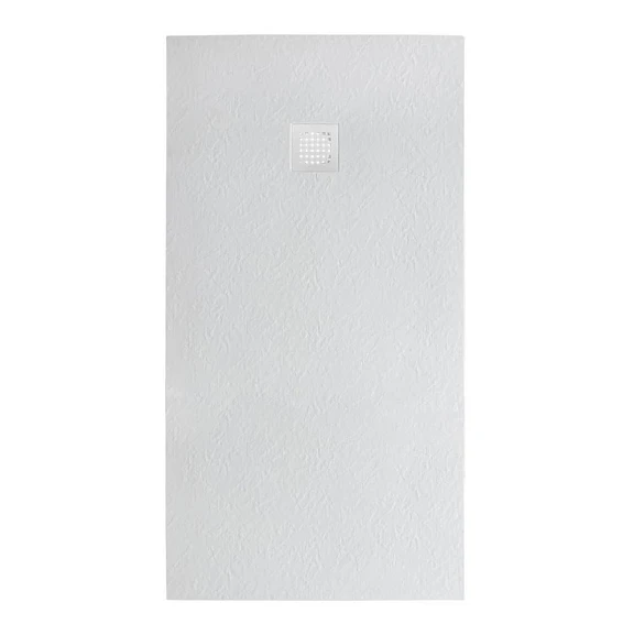 Душевой поддон BelBagno Uno 160*90*3,5 прямоугольный белый с сифоном и белой матовой декоративной накладкой