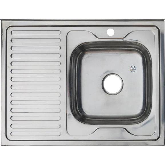 Кухонная мойка Melana 80*60*16 накладная прямоугольная с сифоном R