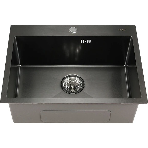Кухонная мойка Melana ProfLine 60*45 врезная прямоугольная графит