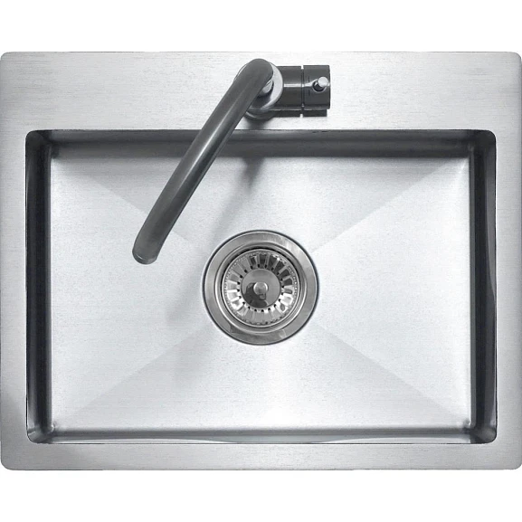 Кухонная мойка Melana ProfLine 50*40 врезная прямоугольная сатин