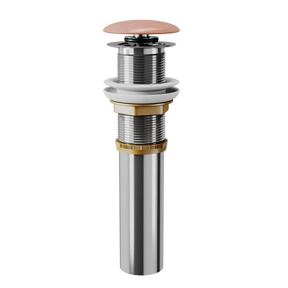 Донный клапан D&K DC9004 click/clack 5/4" без перелива розовый