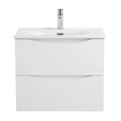 Тумба с раковиной BelBagno Marino-Cer-N 70 Bianco Lucido