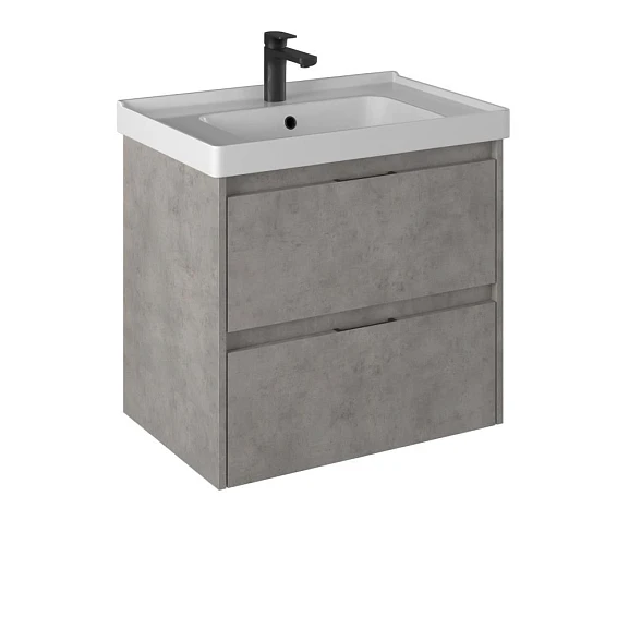 Тумба с раковиной Briz Чикаго 70 бетон