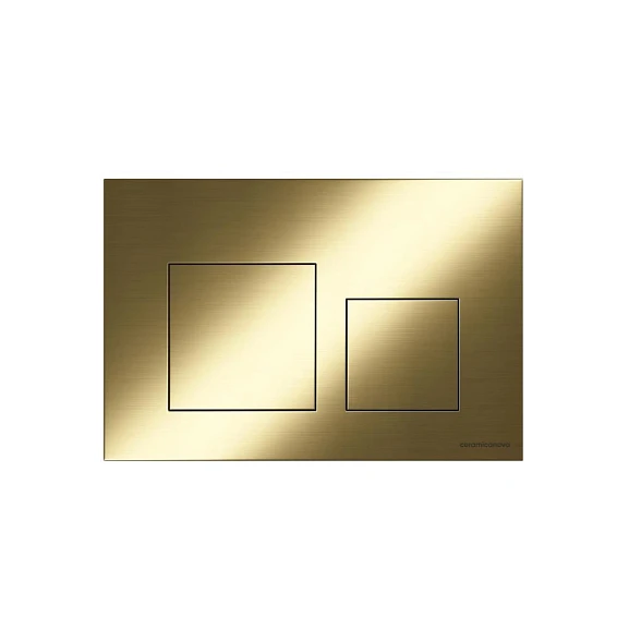 Клавиша смыва Ceramicanova Balance Square CN12-002BG брашированное золото