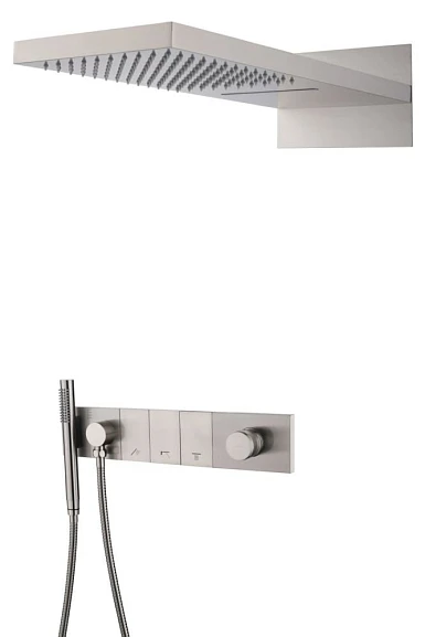 Душевой комплект Boheme Zodiac 132-NB брашированный никель