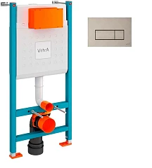Система инсталляции для унитазов Vitra V-Fix Core 732-5800-01 кнопка никель