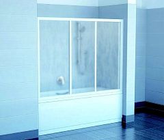 Шторка на ванну Ravak AVDP3-150 профиль белый, стекло Transparent