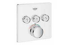 Внешняя часть для термостата Grohe Grohtherm SmartControl 29157LS0 для ванны и душа белая