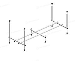 Каркас Стандарт для акриловых ванн Alex Baitler KS16 160 АВ3 (приобретается в комплекте с ванной)