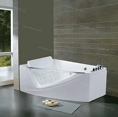 Гидромассажная ванна Orans BT-65109 170х120 L со стеклянной стенкой