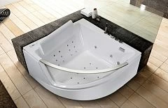 Гидромассажная ванна Orans BT-65107 150х150 со стеклянной стенкой