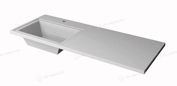 Мебельная раковина Stella Polar Мадлен 120 L (приобретается в комплекте с тумбой)
