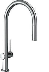 Смеситель Hansgrohe Talis M54 72800000 для кухни с выдвижным изливом