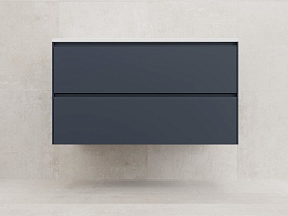 Тумба с раковиной Style Line Лима 100 подвесная графит