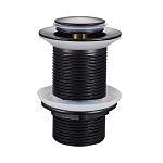 Донный клапан Raglo R600.04.06 1 1/4 без перелива черный матовый