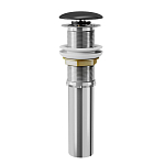 Донный клапан D&K DK DC9025 click/clack 5/4" без перелива черный Донный клапан D&K DK DC9025 click/clack 5/4" без перелива черный
