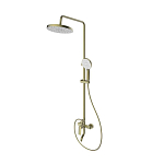 Душевая стойка Splenka S50.24.03 с изливом золотой сатин