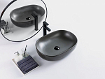 Накладная раковина BelBagno BB1084-H311 60*42 серая матовая Накладная раковина BelBagno BB1084-H311 60*42 серая матовая