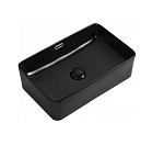 Накладная раковина Aquanet Perfect-2-MB 48*31,5*14 черная матовая Накладная раковина Aquanet Perfect-2-MB 48*31,5*14 черная матовая