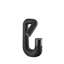 Смеситель Iddis Twist TWIBLBTi01 для раковины с управлением Push Control, черный матовый