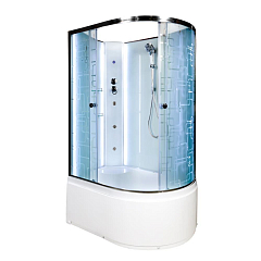 Душевая кабина AvaCan EM4511 110х80х210 L N с LED-подсветкой и гидромассажем без крыши Душевая кабина AvaCan EM4511 110х80х210 L N с LED-подсветкой и гидромассажем без крыши