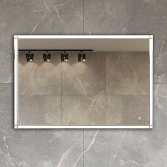 Зеркало Vincea VLM-3VN120-2 120*80 c led подсветкой, сенсорным выключателем и диммером (антизапотевание)