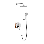 Душевой комплект Vincea Esse VSFW-1E1CH скрытый монтаж хром