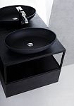Столешница BelBagno Stile Moderno Cadro 70*46 Nero Magma Столешница BelBagno Stile Moderno Cadro 70*46 Nero Magma