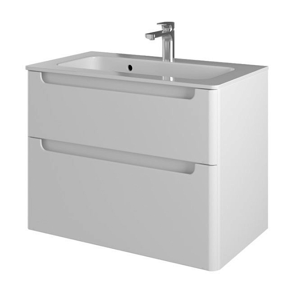 Тумба под раковину Briz Эстель 80 белый глянец