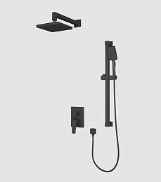 Душевой комплект Rush Thira TR3635-41Black черный матовый Душевой комплект Rush Thira TR3635-41Black черный матовый