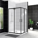 Душевой уголок BelBagno UNO-195-AH-2-120/90-P-NERO 120*90*195 L/R без поддона Душевой уголок BelBagno UNO-195-AH-2-120/90-P-NERO 120*90*195 L/R без поддона