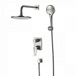 Душевой комплект Lemark Bronx LM3729GM скрытый монтаж графит Душевой комплект Lemark Bronx LM3729GM скрытый монтаж графит