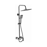 Душевая стойка Haiba HB24639-3 с изливом оружейная сталь Душевая стойка Haiba HB24639-3 с изливом оружейная сталь