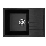 Кухонная мойка Uperwood ECON UPD-506 60х42 черная матовая Кухонная мойка Uperwood ECON UPD-506 60х42 черная матовая