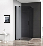 Душевой уголок Cezares SLIDER-AH-1-90-100/110-GRIGIO-NERO 100/110*90*195 профиль черный стекло тонированное без поддона Душевой уголок Cezares SLIDER-AH-1-90-100/110-GRIGIO-NERO 100/110*90*195 профиль черный стекло тонированное без поддона