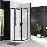 Душевой уголок BelBagno UNO-195-R-2-90-C-NERO 90*90*195 без поддона Душевой уголок BelBagno UNO-195-R-2-90-C-NERO 90*90*195 без поддона