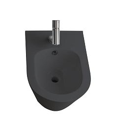 Подвесное биде Logan L3WB(Black) AVVA 33,5х53 черное матовое