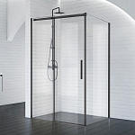 Душевой уголок BelBagno Acqua AH-1-120/90-C-NERO 120*90*195 профиль черный матовый без поддона Душевой уголок BelBagno Acqua AH-1-120/90-C-NERO 120*90*195 профиль черный матовый без поддона