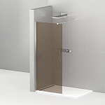 Душевая перегородка Cezares LIBERTA-L-1-80-BR-Cr Walk-in 80*195 L/R с односторонним входом, стекло бронза, профиль хром без поддона Душевая перегородка Cezares LIBERTA-L-1-80-BR-Cr Walk-in 80*195 L/R с односторонним входом, стекло бронза, профиль хром без поддона