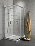 Душевой уголок Radaway Premium Plus D коричневое стекло 120*80*190 L/R без поддона Душевой уголок Radaway Premium Plus D коричневое стекло 120*80*190 L/R без поддона