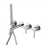 Смеситель ABBER Wasser Kreis AF8130 для ванны и душа скрытого монтажа, хром Смеситель ABBER Wasser Kreis AF8130 для ванны и душа скрытого монтажа, хром