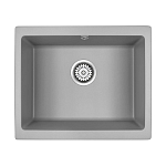 Кухонная мойка Paulmark Gera PM205546-GRM 55*46 серый металлик Кухонная мойка Paulmark Gera PM205546-GRM 55*46 серый металлик