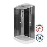 Душевая кабина Niagara Eco NG-4512-14L BLACK 120х80х215 Душевая кабина Niagara Eco NG-4512-14L BLACK 120х80х215