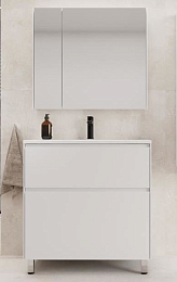 Комплект мебели Style Line Лима 80 напольный белый матовый