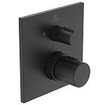 Внешняя часть для термостата Ideal Standard Ceratherm C100 A7522XG черная матовая Внешняя часть для термостата Ideal Standard Ceratherm C100 A7522XG черная матовая