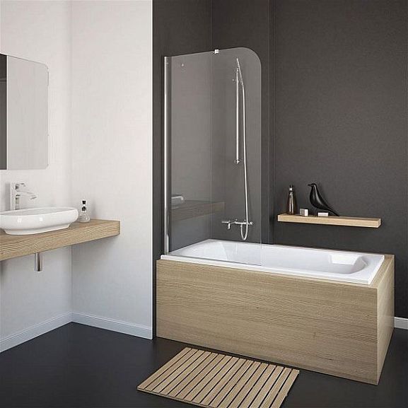 Шторка на ванну Radaway Torrenta PNJ 80*150 L графитовое стекло