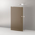 Душевая перегородка Cezares LIBERTA-L-2-90-120-BR-Cr Walk-in 90*120*195 L/R с возможностью двустороннего входа, стекло бронза, профиль хром без поддона Душевая перегородка Cezares LIBERTA-L-2-90-120-BR-Cr Walk-in 90*120*195 L/R с возможностью двустороннего входа, стекло бронза, профиль хром без поддона