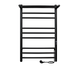 Электрический полотенцесушитель Indigo Line Trinity 50*80 L/R с полкой черный муар Электрический полотенцесушитель Indigo Line Trinity 50*80 L/R с полкой черный муар